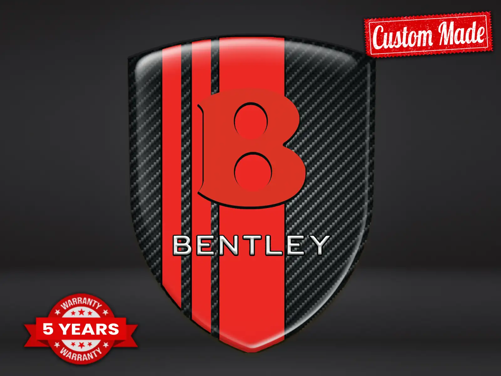 Bentley Pegatinas Silicona Auto Pro Máximo Resistente Diseño 